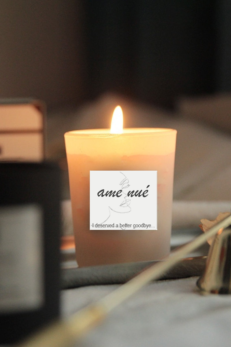 Candle with a message
